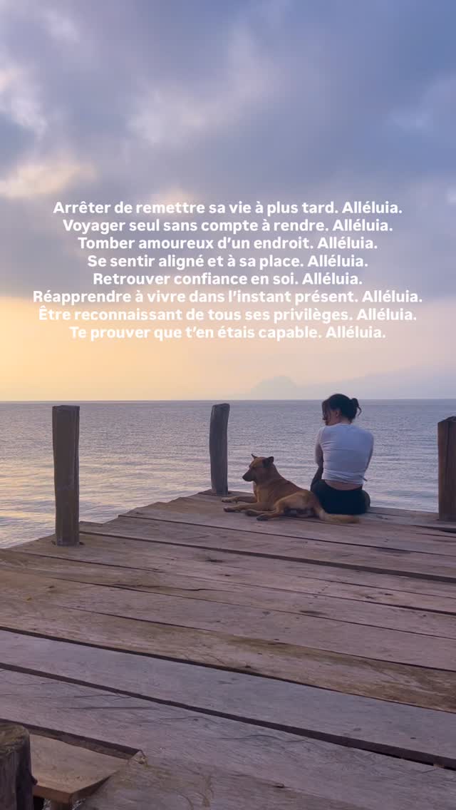 Et si tu sais pas par où commencer 👇
📲💬 Commente « PROFIL » pour recevoir ton guide personnalisé avec tous mes conseils adaptés à ton profil et 3 destinations faites pour toi.

✌️ Moi c’est Pamela, amoureuse de l’Amérique latine. J’accompagne les voyageurs solo et digital nomades à sortir du mode pilote automatique et se reconnecter à soi en vivant une immersion plus slow et sur mesure.

📍Ta safe place pour voyager avec sens : @palma_avenue 
@palma_avenue 
@palma_avenue

voyage sur mesure | voyage solo | digital nomad | conseils voyage | voyage Amérique latine​​​​​​​​​​​​​​​​ | voyager seul | lac Atitlan | voyage Guatemala